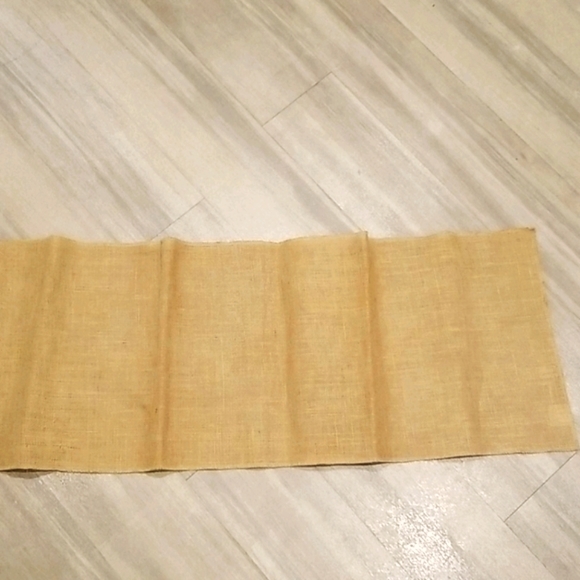 Jute Tan Burlap Table Runner New - Picture 1 of 5